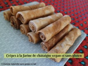 Crêpes à la farine de châtaigne vegan et sans gluten