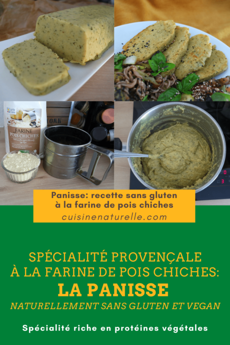 Infographie Pinterest ma recette revisité de panisse