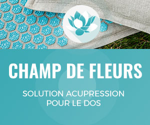 Code promo le Champ de fleurs les maux de dos tapis acupression