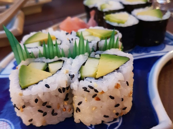 Makis vegan avocat et concombre Sushi Kawaii