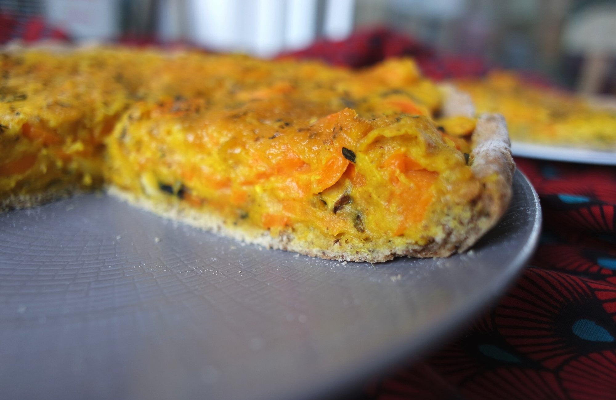 Quiche vegan sans gluten, sans lait, sans œuf