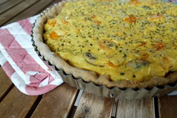 Quiche vegan aux légumes