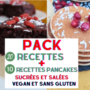 Pack Promo 2 ebooks 30 recettes cuisine naturelle sans gluten ni lait