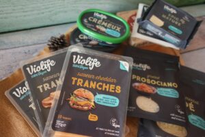 Les tranches cheddar vegan Violife