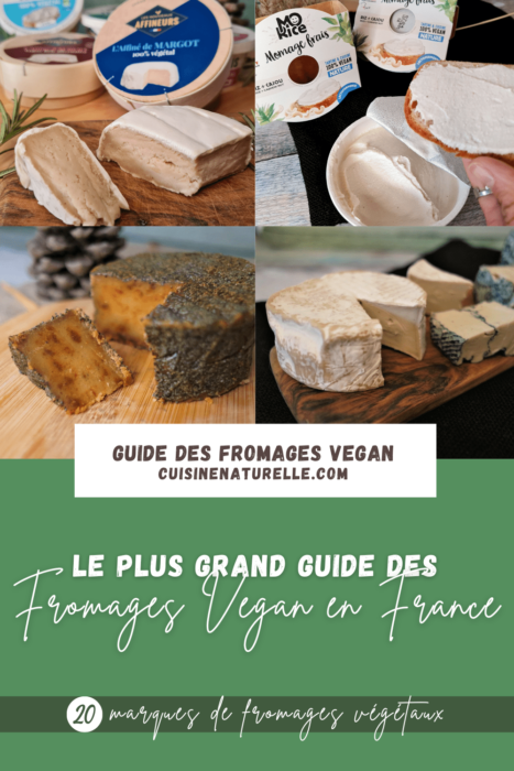 Epingler la recette sur Pinterest guide des fromages vegan en France