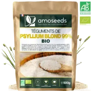 Psyllium blond bio en sachet Amoseeds