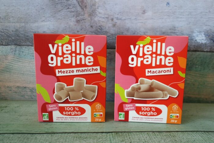 Pâquet pâtes marque Vieille Graine