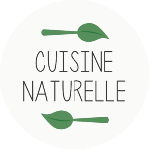 Nouveau logo cuisine naturelle sans gluten ni lait