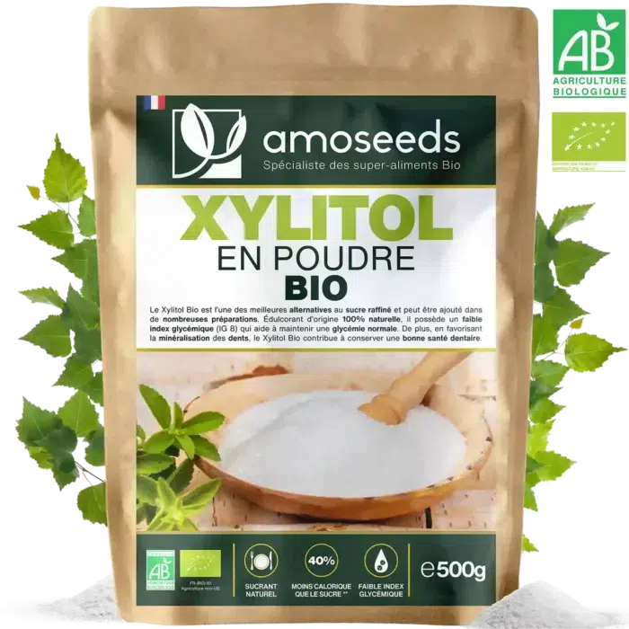 Emballage xylitol bio Amoseeds