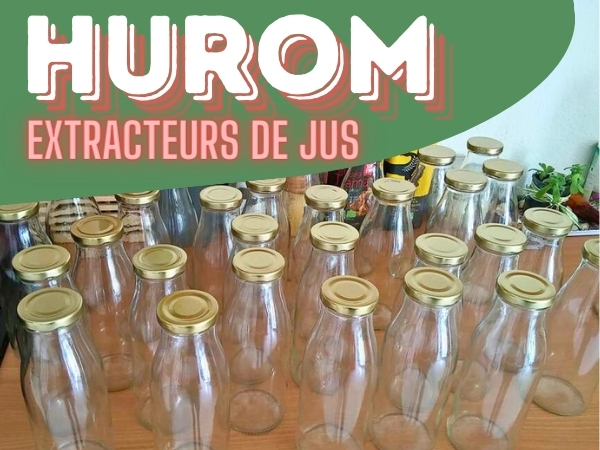 Bouteilles en verre neuves pour quantité 500 ml de jus