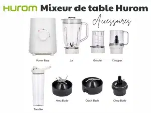 Mixeur de table Hurom code promo cuisinenaturelle10