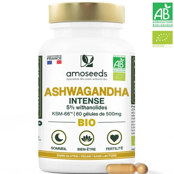 Ashwagandha bio gelules amoseeds