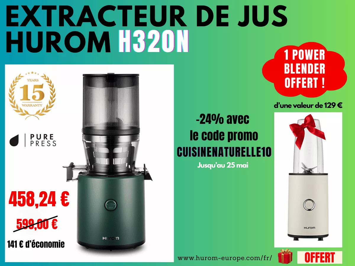 Promo familiale Hurom H320N Power Blender offert 