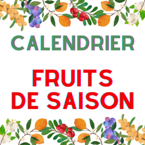 Calendrier fruits de saison cuisine naturelle