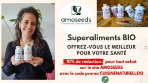 10% de réduction sur le site Amoseeds superaliments bio