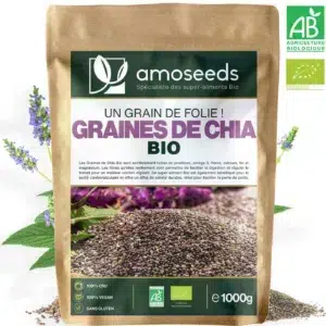 Paquet de graines de chia bio Amoseeds