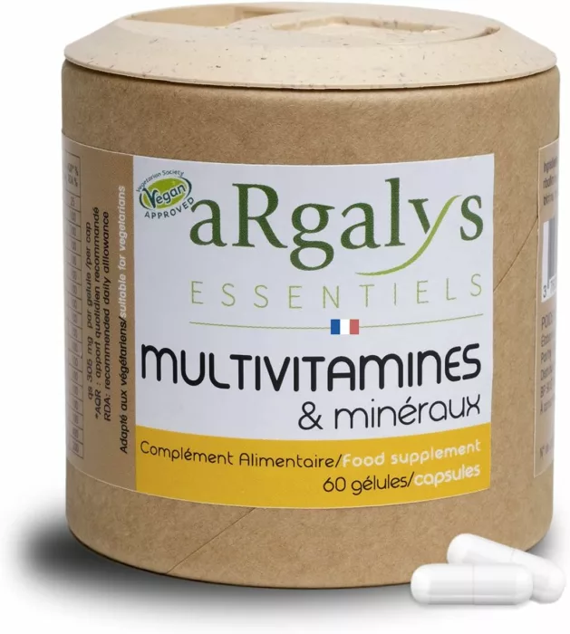 Multivitamines et minéraux Argalys boîte