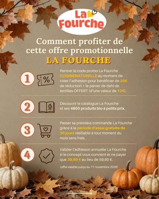 Comment profiter de l'offre d'automne La Fourche