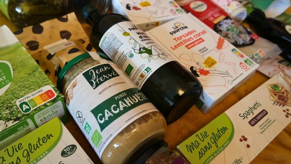 commande la fourche avec purée de cacahuète