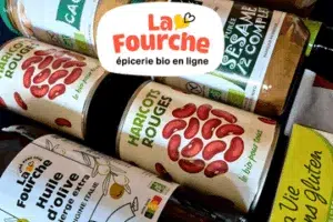 Commande La Fourche avec conserves de haricots rouges