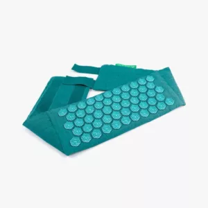 Ceinture Champ de Fleurs tout bleu turquoise Bioloka