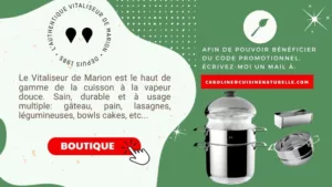 Bannière code promo Vitaliseur de Marion