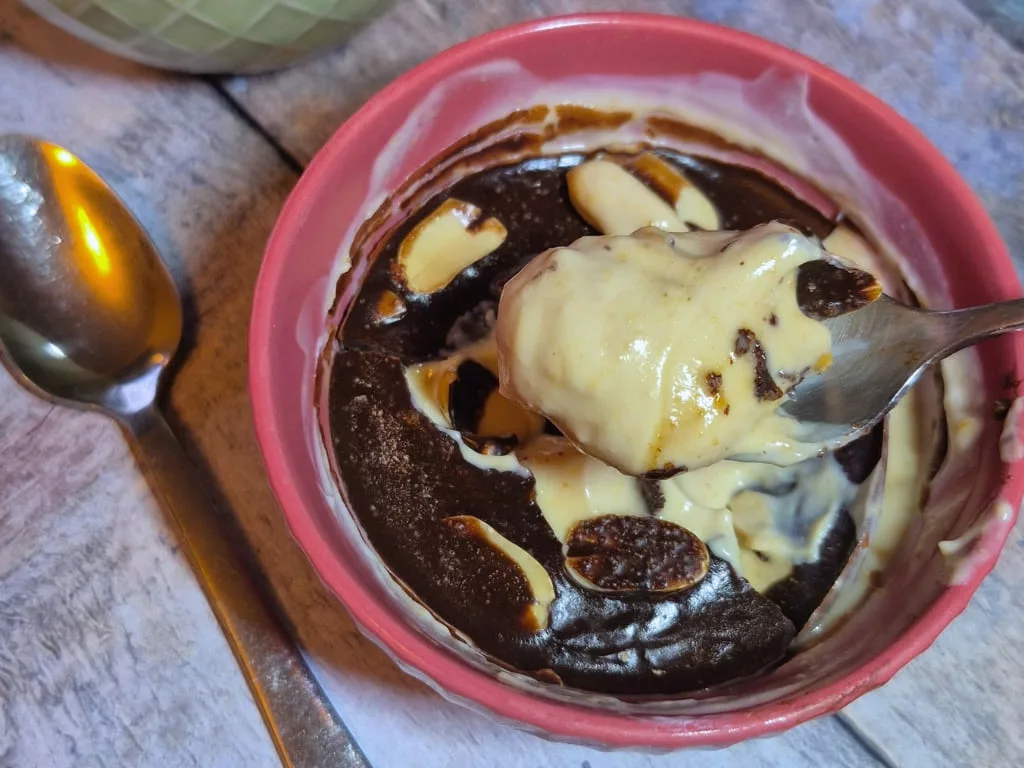 Snickers vegan et sans gluten façon crème dessert cuisine naturelle