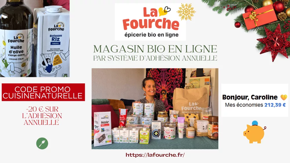 code promo la fourche influenceur cuisinenaturelle