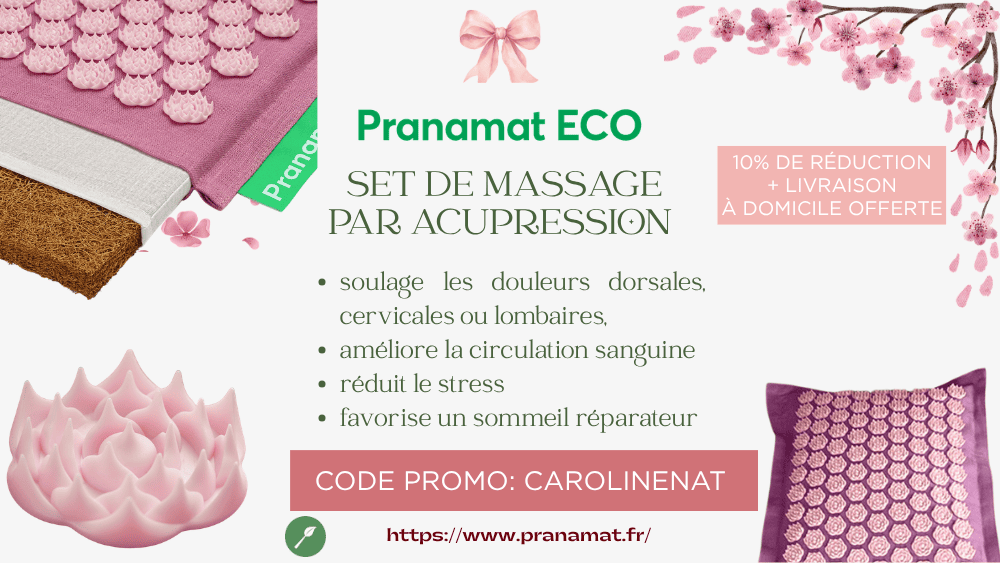 Tapis d'acupression Pranamat pour Noël promotion
