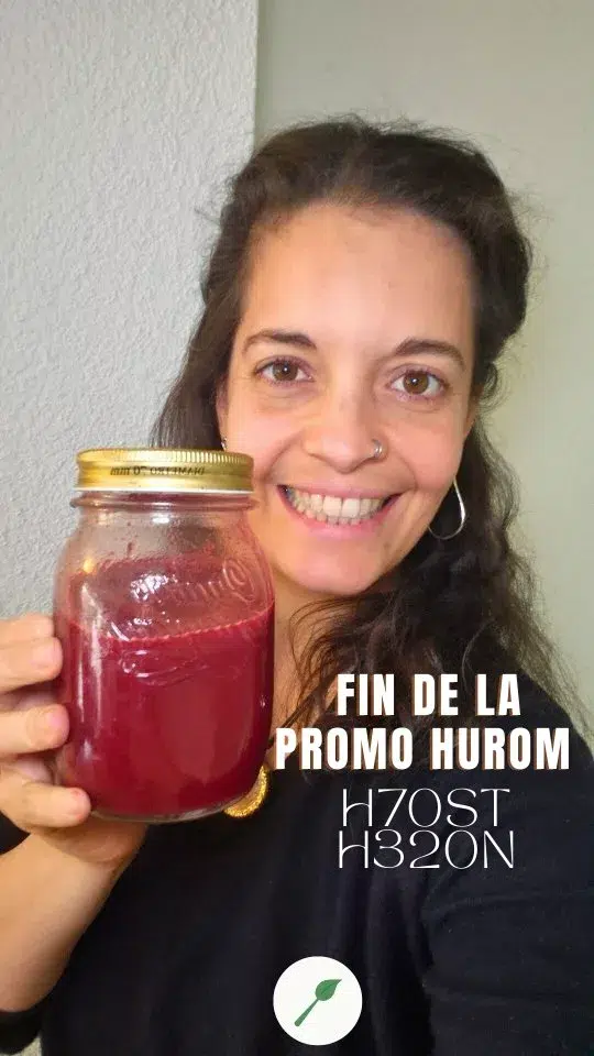 🎉 -36 % sur le HUROM H70-ST 🤩
Avec le code CAROLINECUISINE20 sur le site Hurom Europe.

⏳ Jusqu’au 1er mars : 319 € au lieu de 499 € 😱
Les autres modèles remisés :
• H310A | 349 € → 237 € (-32 %)
• H320N | 599 € → 407 € (-32 %)
• H70-ST | 499 € → 319 € (-36 %)
• H70-FT | 599 € → 383 € (-36 %)

💧 Pourquoi je recommande particulièrement les H70-ST et H320N Pure Press ?
➡️ Pour leurs jus ultra filtrés, plus lisses et agréables à boire.

🌱 Pourquoi je fais des jus de légumes depuis plus de 10 ans :
✅ Met le système digestif au repos (notamment si vous consommez beaucoup de fibres)
✅ Aide à retrouver de l’énergie
✅ Favorise une peau plus éclatante
✅ Apporte un concentré de vitamines et minéraux
✅ Les fruits et légumes étant aujourd’hui moins riches en nutriments qu’autrefois à cause de l’appauvrissement des sols, il faudrait en consommer davantage pour atteindre la même valeur nutritionnelle, d’où l’intérêt des jus de légumes comme alternative concentrée.

💡Et ce n’est que le début des bénéfices !

💬 Des questions sur les jus ou sur les modèles d’extracteurs ? Écrivez-moi en commentaire ou en message privé.

Très belle journée,
Prenez soin de vous. 🌱

Caroline 🌻

[Extracteur de jus Hurom en promotion avec code CAROLINECUISINE20. Focus sur les modèles H70-ST et H320N Pure Press pour des jus de légumes ultra filtrés, riches en nutriments et faciles à digérer.]

* Produit offert 
* Collaboration commerciale 

#extracteurdejus #jusdelégumes #huromfrance #h70st #alimentationvivante