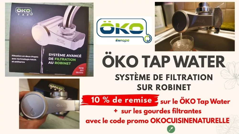 ÖKO code réduction tap water: OKOCUISINENATURELLE