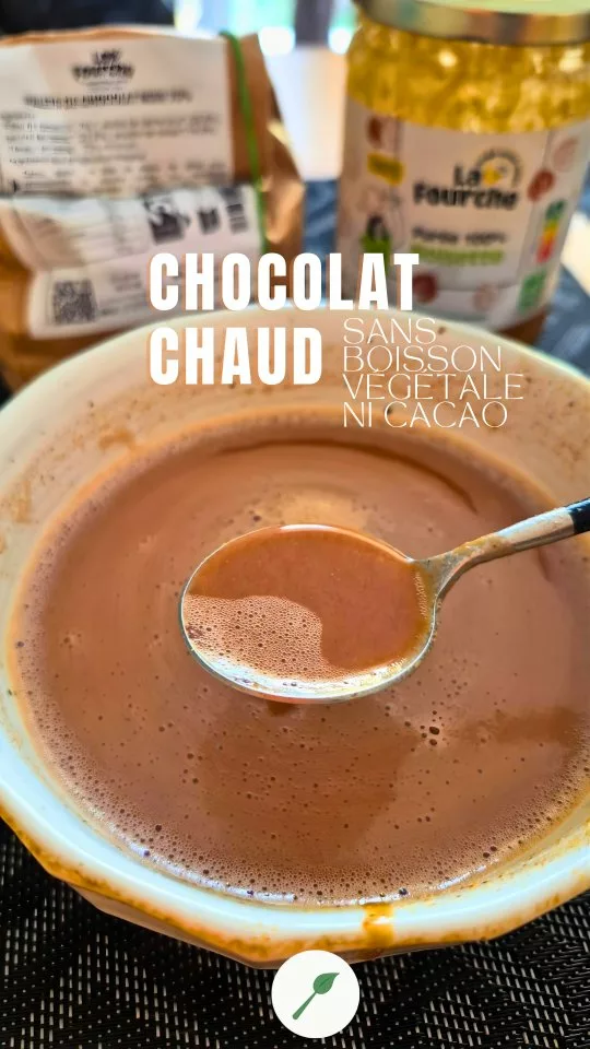 ☕ Chocolat chaud sans boisson végétale ni cacao en poudre 👀

Version simple et légère 🤎

Ici, pas de boisson végétale ni de poudre de cacao 👉 juste de l’eau chaude, du bon chocolat noir et une touche magique de purée de noisette 🌰

Résultat : une texture légère, un goût profond et réconfortant ☕

💡 Astuce : l’eau à 85–90°C permet de faire fondre le chocolat parfaitement sans le brûler, pour une texture lisse et brillante.

🍫 Recette (1 bol)
▪️1 cuillère à café bombée de purée de noisette @lafourchebio
▪️5 à 6 palets de chocolat noir @lafourchebio
▪️Eau chaude (85–90°C)
▪️Cannelle (provisoire)
👉 Dans un bol, ajouter la purée de noisettes et les palets de chocolat noir.
👉 Verser l'eau chaude et faire fondre le chocolat à l'aide d'une cuillère à café et d'un mousseur à lait jusqu'à obtention d'une texture bien homogène.

Dégustez ! 😋

🎁 Code promo La Fourche: cuisinenaturelle - 20€ de réduction sur l'adhésion annuelle - 39,90€ au lieu de 59,90€ 👍

💬 Que pensez-vous de cette version du chocolat chaud ? Dites-moi en commentaire 👇

[Chocolat chaud maison sans lait et sans cacao en poudre, recette facile et saine à base de chocolat noir, purée de noisette et eau chaude. Alternative vegan, rapide et légère]

#chocolatchaud #pureedenoisettes #lafourchebio #pureenoisette
