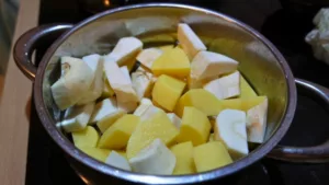 Pommes de terre à la vapeur douce