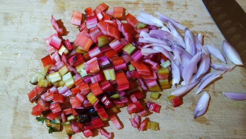 BLOG Hachis Parmentier Vegan aux légumes d'hiver (17) côtes de blette et échalotes