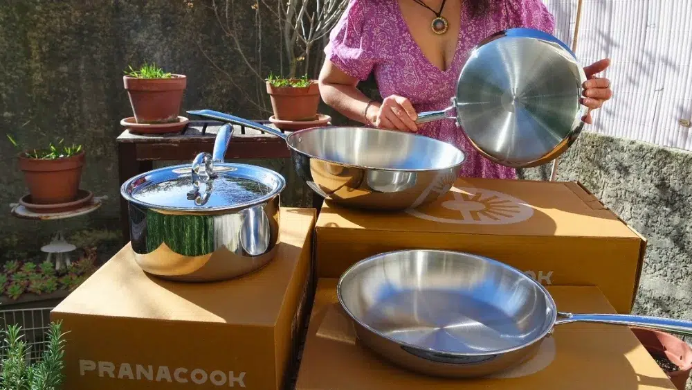 Ustensiles inox 18_10 trois couches Pranacook