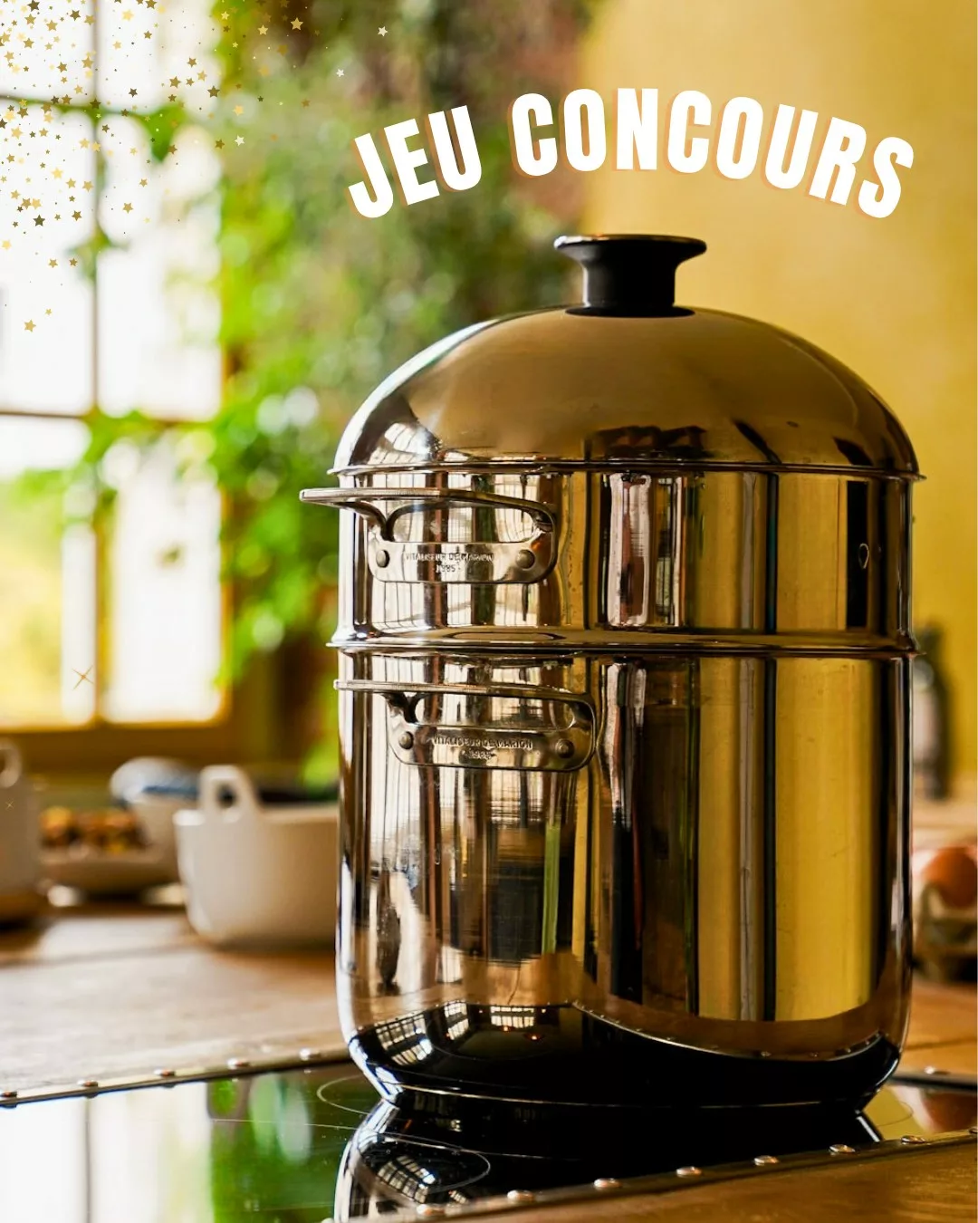 🎁 CONCOURS VITALISEUR ♨️

L'été approche, on n'a plus envie d'allumer le four: le Vitaliseur sera le meilleur allié dans votre cuisine ! 😉

Pour bien terminer l'année scolaire 2025/2026, je m'associe à @vitaliseur pour vous faire gagner un Pack Grand Chef ! 🎉

Pourquoi cuisiner au Vitaliseur de Marion ?
▪️ Cuisine saine
▪️ Préservation des nutriments (vitamines, minéraux, etc)
▪️ Intuitif, même pour les débutant(e)s
▪️ Zéro prise de tête, résultats bluffants
▪️ Durable et robuste
▪️ Conçu pour traverser les générations
▪️ Parfait pour une cuisine créative et légère tout l'été 😉

À gagner :
🔥 1 Pack Grand Chef Vitaliseur comprenant:
🔸 1 Vitaliseur Grand Chef
🔸 1 soupière inox
🔸 1 moule inox (à gâteau/pain)

Pour participer :
✅ Abonnez-vous aux comptes @caroline_cuisine et @vitaliseur 
✅ Likez cette publication ❤️
✅ Taguez au moins 3 personnes en commentaire (vous pouvez commenter plusieurs fois pour multiplier vos chances 🤞)
✅ Enregistrez la publication 📍

➡️Bonus : partagez ce post en story pour faire connaître le concours autour de vous. 🙂

⏳ Concours ouvert du 6 juin à 10h00 au 21 juin à 12h00
🎉 La ou le gagnant(e) sera annoncé(e) le dimanche 21 juin

⚠️ Les comptes dédiés uniquement aux jeux concours ne sont pas autorisés à participer (merci de respecter ce critère !)

Bonne chance à toutes et à tous ! 🤞

Caroline et Vitaliseur 🍃

[Jeu concours organisé par Caroline Cuisine et Vitaliseur de Marion pour faire gagner un Pack Grand Chef tout inox pour découvrir la cuisson vapeur douce et adopter une cuisine saine, durable et gourmande.]

#vitaliseur #vitaliseurdemarion #vapeurdouce  #cuissonsaineetrapide  #concoursvitaliseur