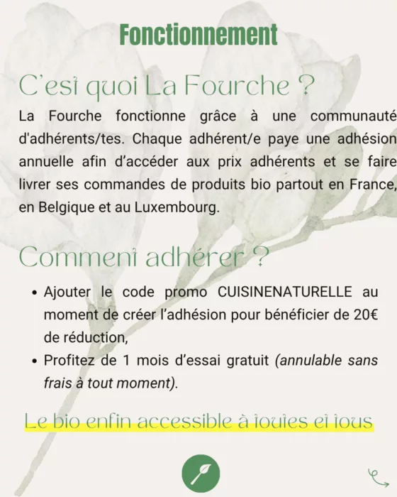 Fonctionnement La Fourche