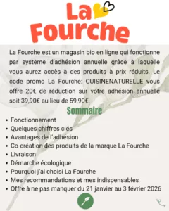Sommaire guide La Fourche