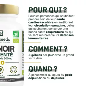 Amoseeds Ail Noir gélules posologie