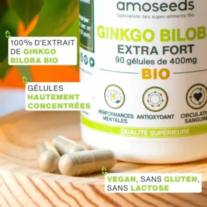 Amoseeds Ginkgo Biloba Bio composition