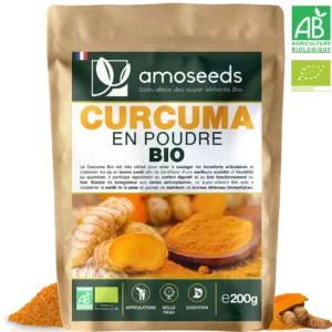 Amoseeds curcuma en poudre bio