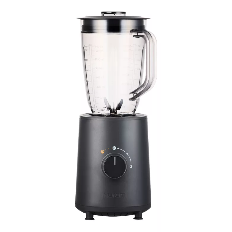 Mixeur de table Hurom de face gris cuisine naturelle