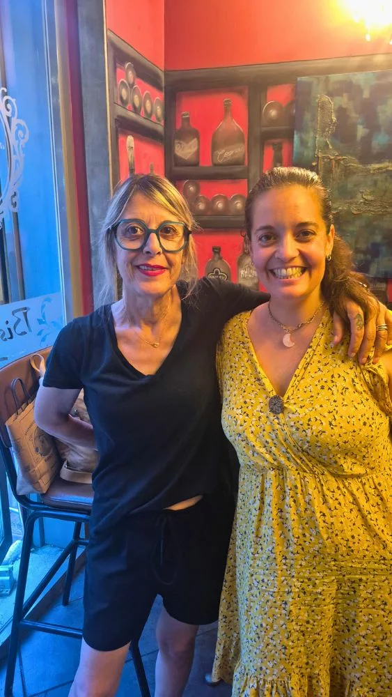 Marie du Bistro Vénitien à Nice avec Caroline de Cuisine Naturelle