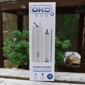 OKO DUO Gourde Isotherme Filtrante 700 ml + filtre inclus