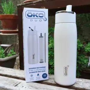 OKO DUO Gourde Isotherme Filtrante + filtre inclus