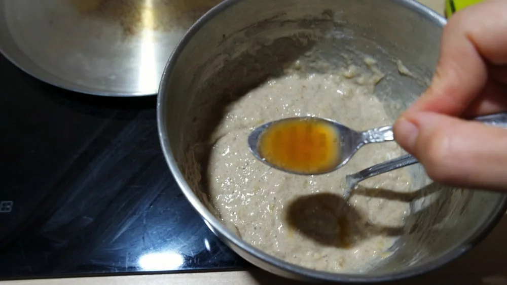 Pancake sans gluten et vegan à la banane (16) vinaigre de cidre pancake sans gluten et vegan à la banane