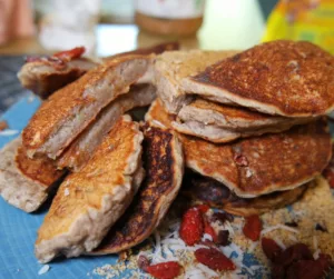 Pancake sans gluten et vegan à la banane